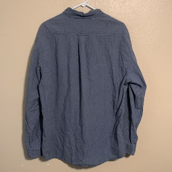 Ruff Hewn Men’s Long Sleeved Button Down Shirt Size XL Blue /White Plaid - Picture 2 of 6